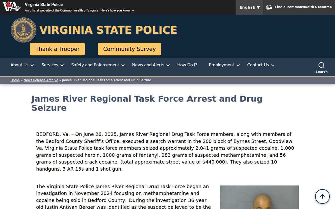 Bedford County arrest warrants: regional agencies coordinate process